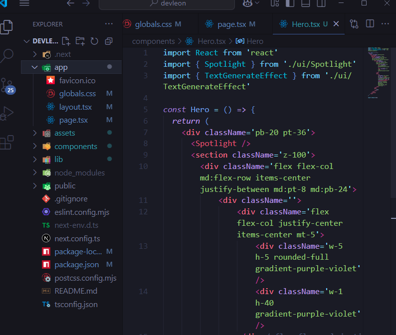 Building a Next.js Website for Modern Development background